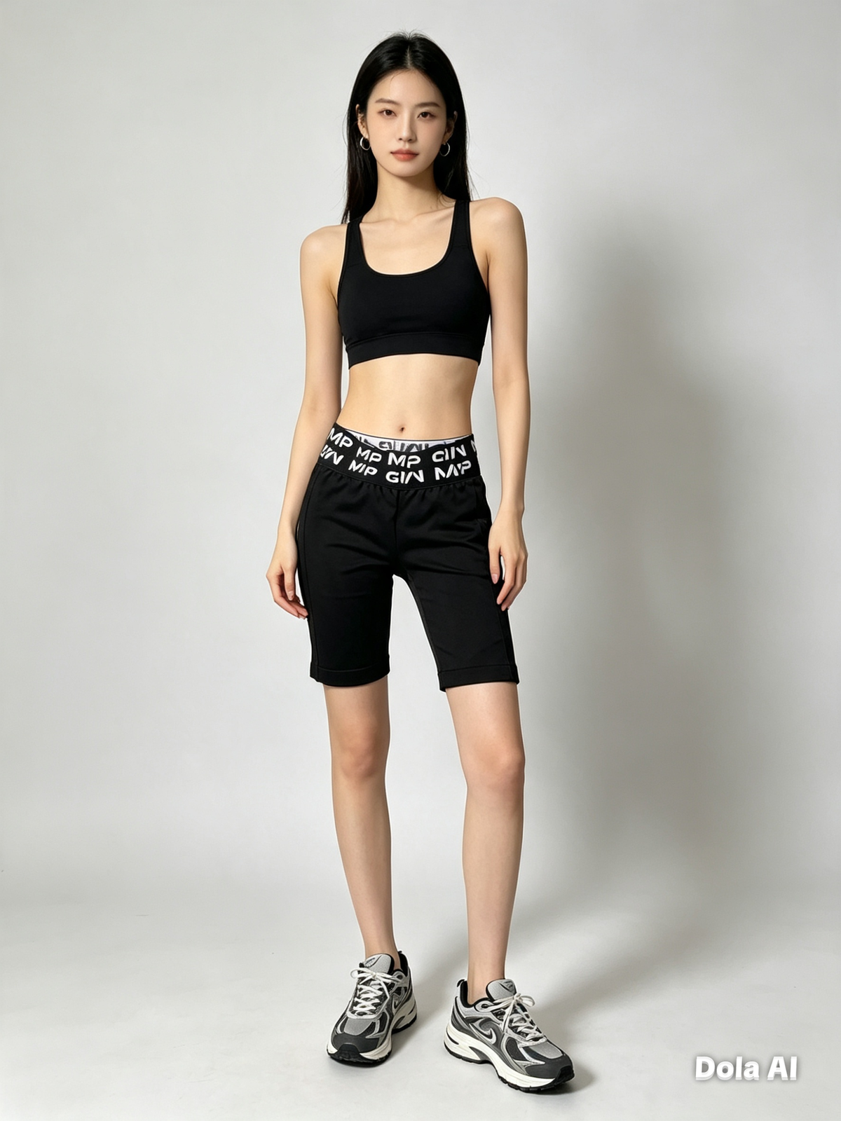 MP Biker Shorts XXS - full body front view