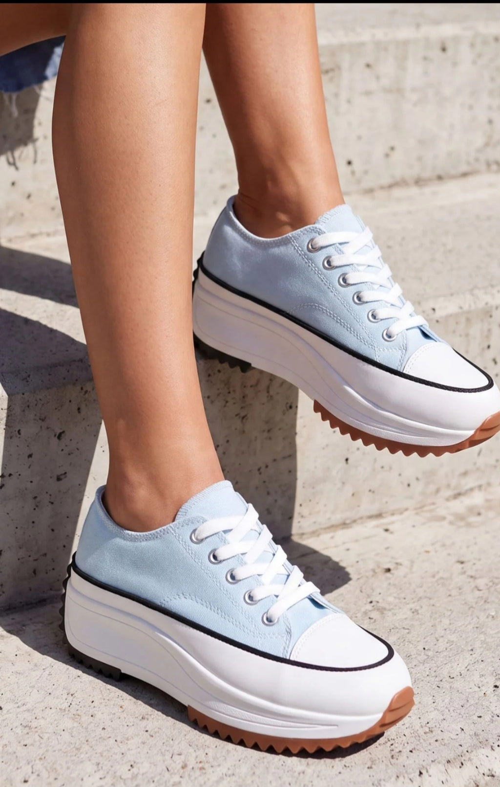 Women's Platform Canvas Sneakers, All day Comfort and Style