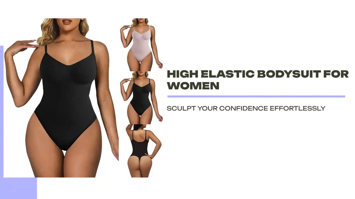 High Elastic Bodysuit for Women by@Outfy